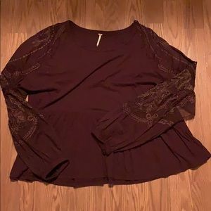 Free People peplum top